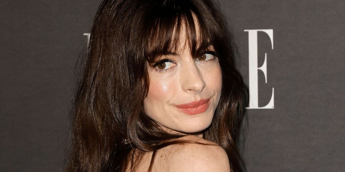 Anne Hathaway Just Shut Down the Red Carpet in a Completely See-Through Dress