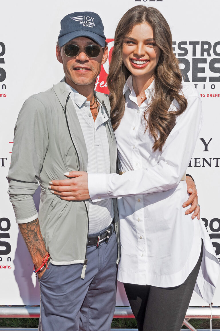 Marc Anthony Caresses Wife Nadia’s Growing Baby Bump On The Red Carpet
