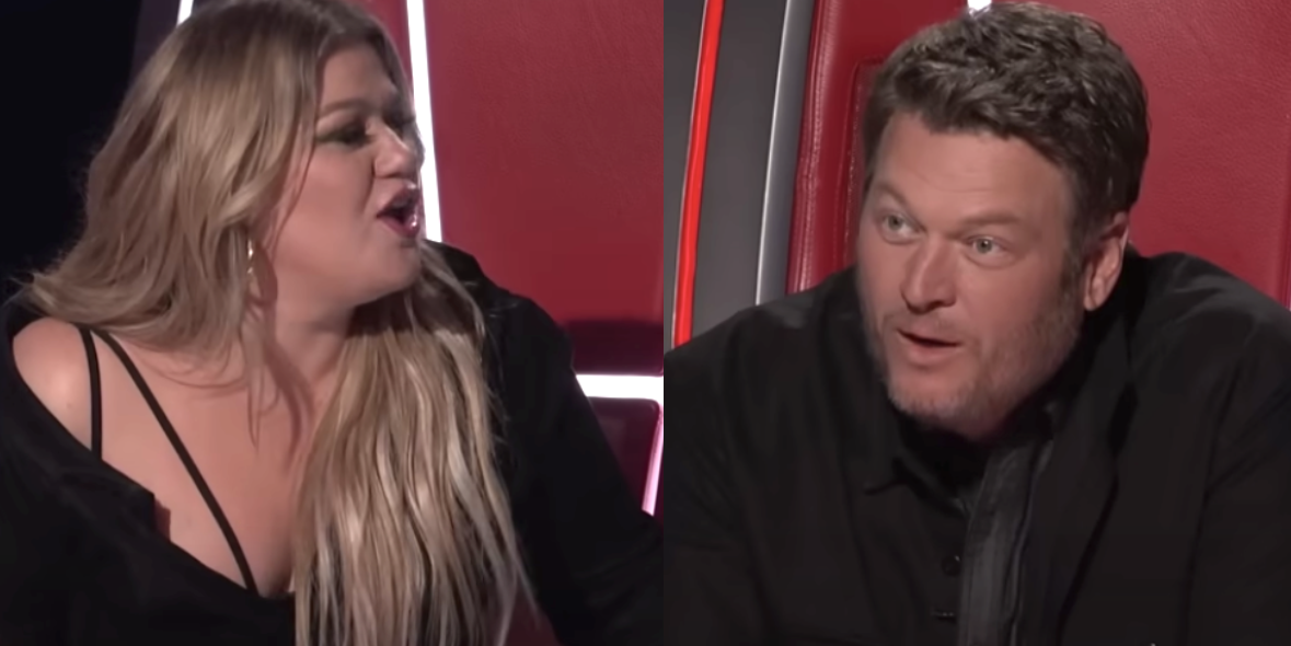 'The Voice' Fans Can't Believe the Way Kelly Clarkson Got in Blake Shelton’s Face