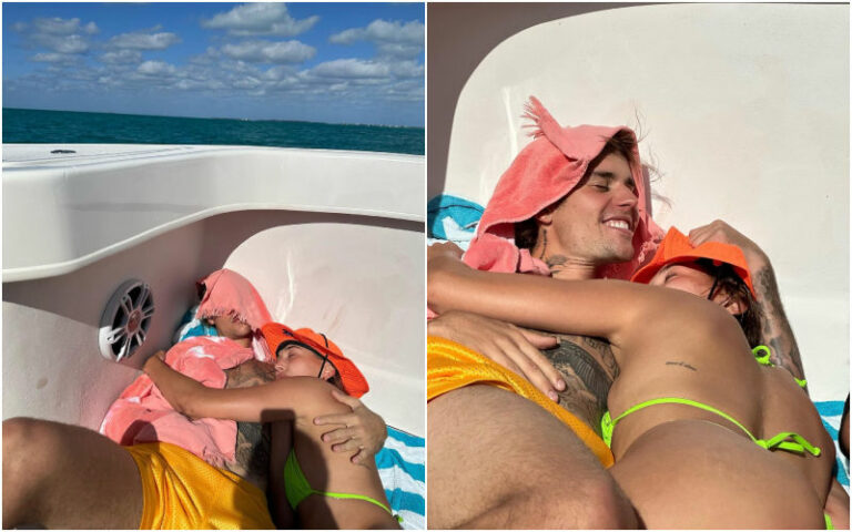 Justin Bieber Shares Loved-Up Photos From Boat Cruise With Wife, Hailey Amid Feud With Selena Gomez