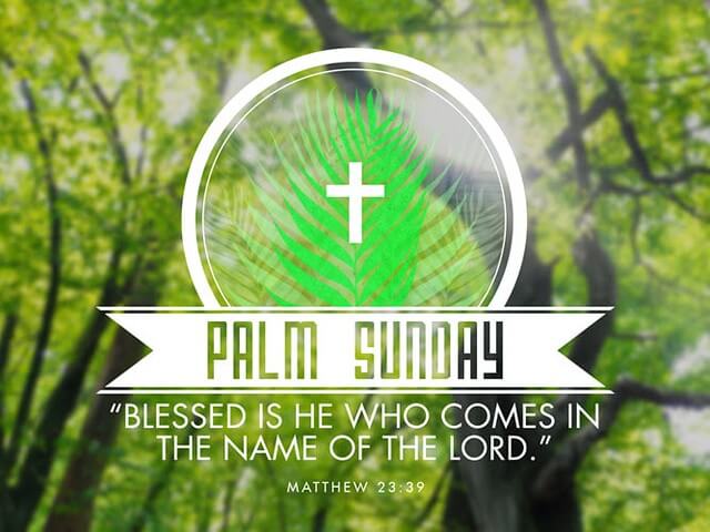 Happy palm sunday quotes and sayings