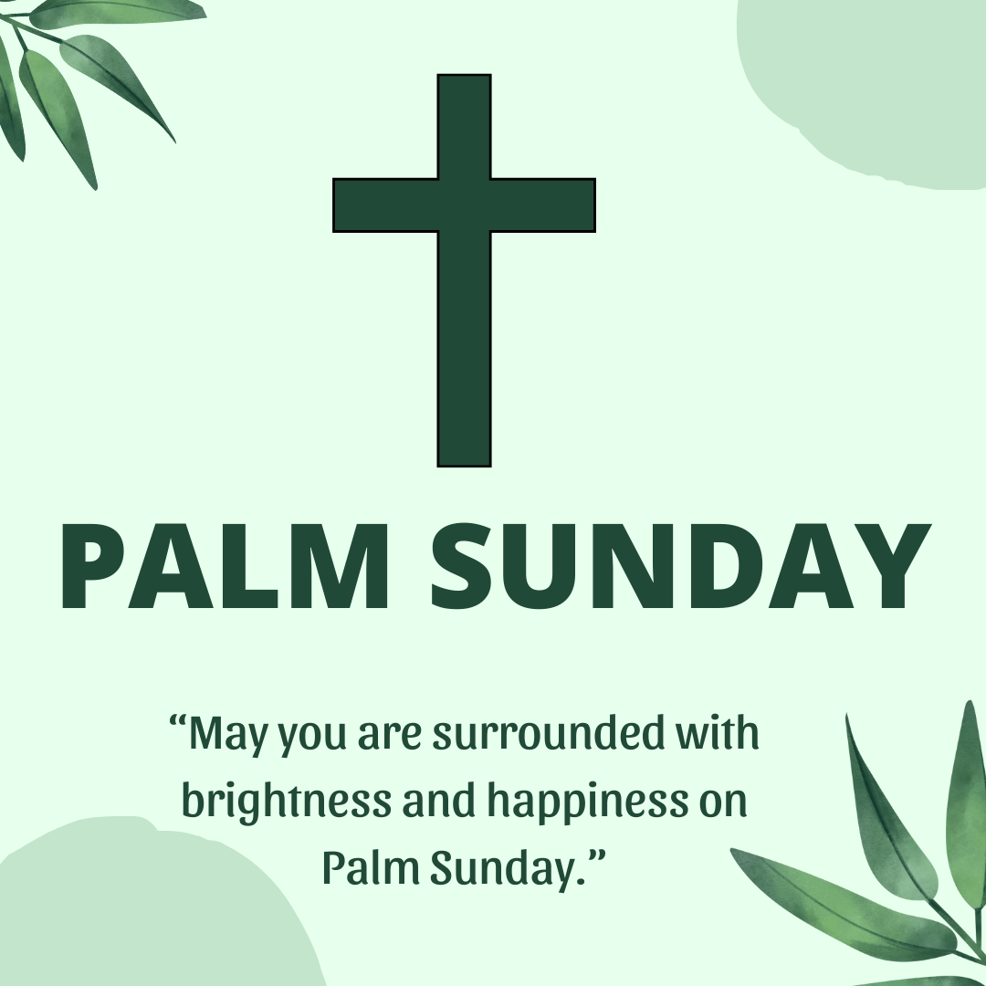 Palm Sunday Greeting Message for Friends