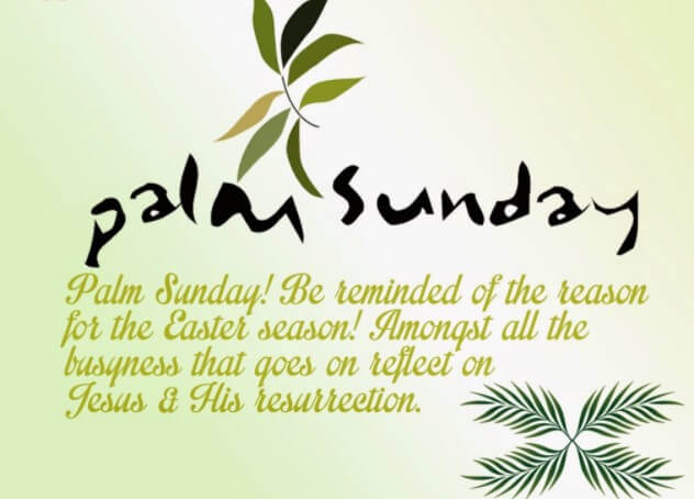 Palm Sunday Slogan