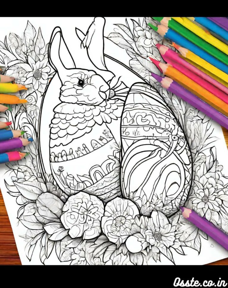 19+ Free Easter Coloring Pages 2024 Printable Templates for Adults, Kids