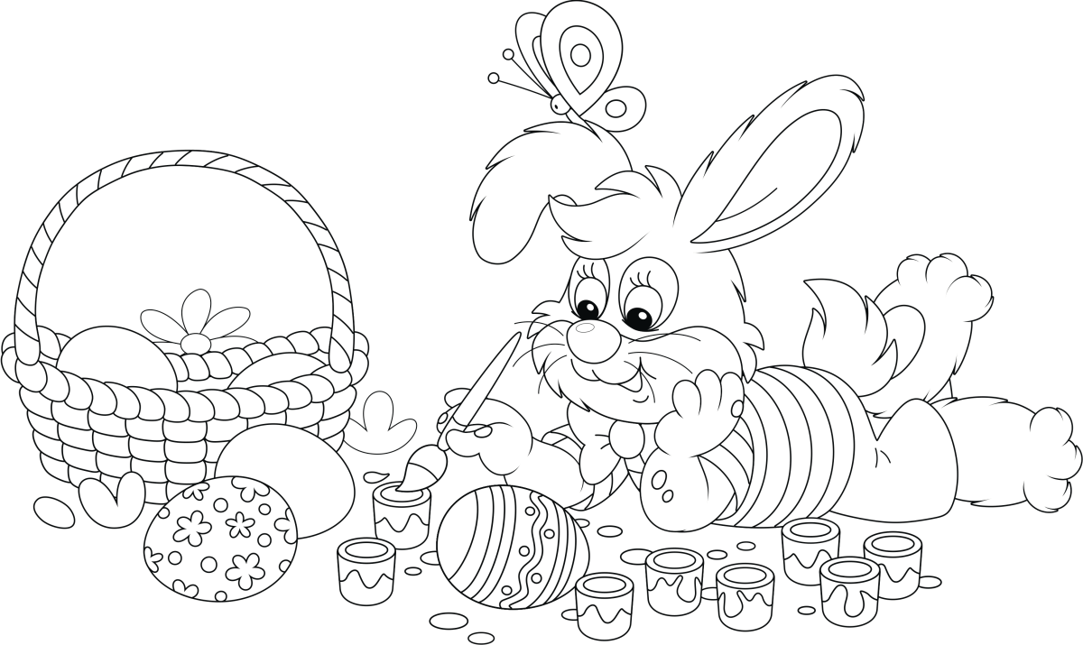easter coloring pages printable 2023 for toddlers