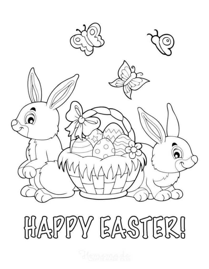 easter colouring pages pdf