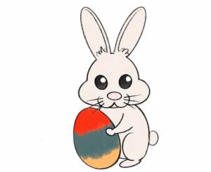 easy easter bunny drawings cute