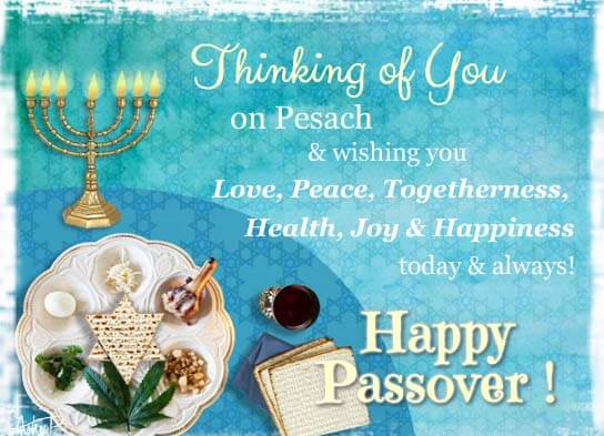 passover greetings to jewish friends