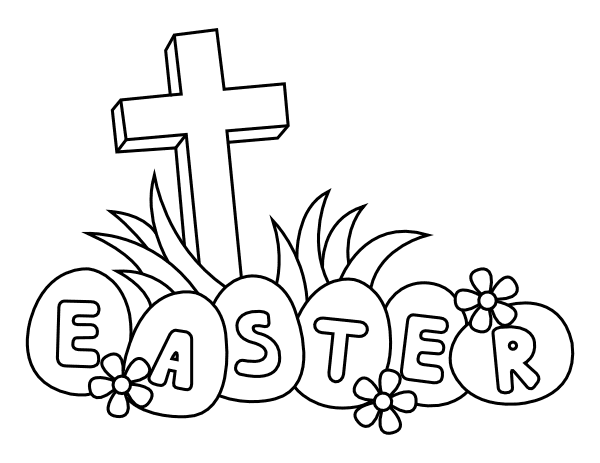 religious easter coloring pages 2023