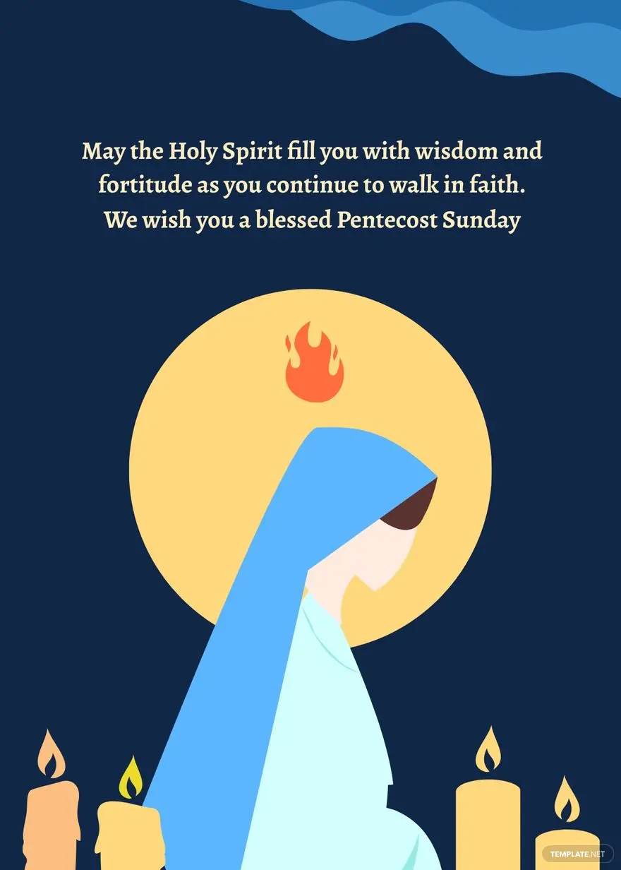Happy Pentecost Greeting Card