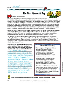 Memorial Day Essay