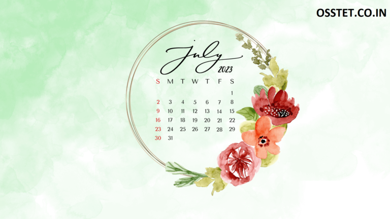 July 2023 Calendar Wallpaper for Desktop, Laptop, & Smartphone
