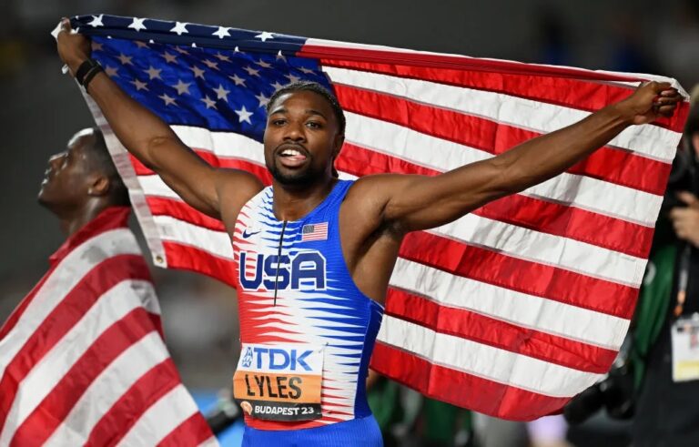 Noah Lyles Challenges NBA Win: Drake, Kevin Durant React – Is This American Exceptionalism?