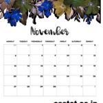 Cute November 2023 Calendar Wallpaper for Desk