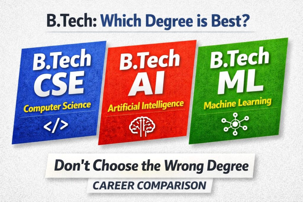 Btech CSE vs AI vs ML